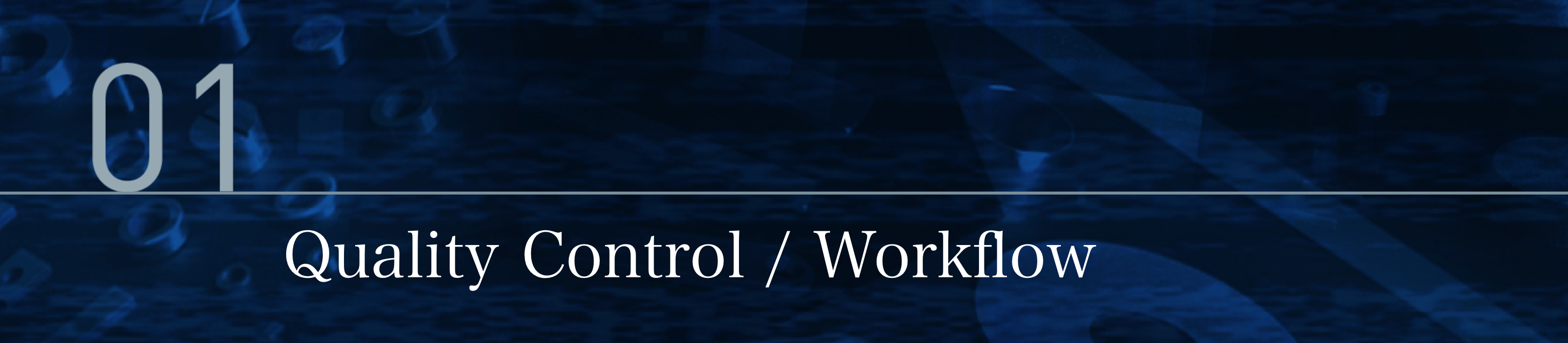 Quality Control / Workflow